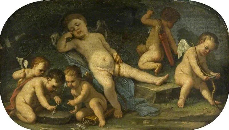 Amor i aktion - Luca Giordano