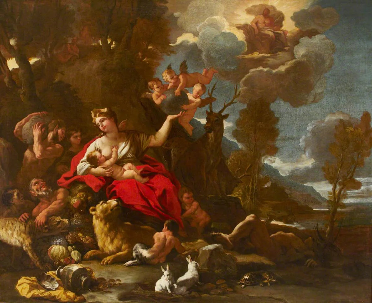 Cybèle - Luca Giordano image 1 copie de tableau peinte à la main