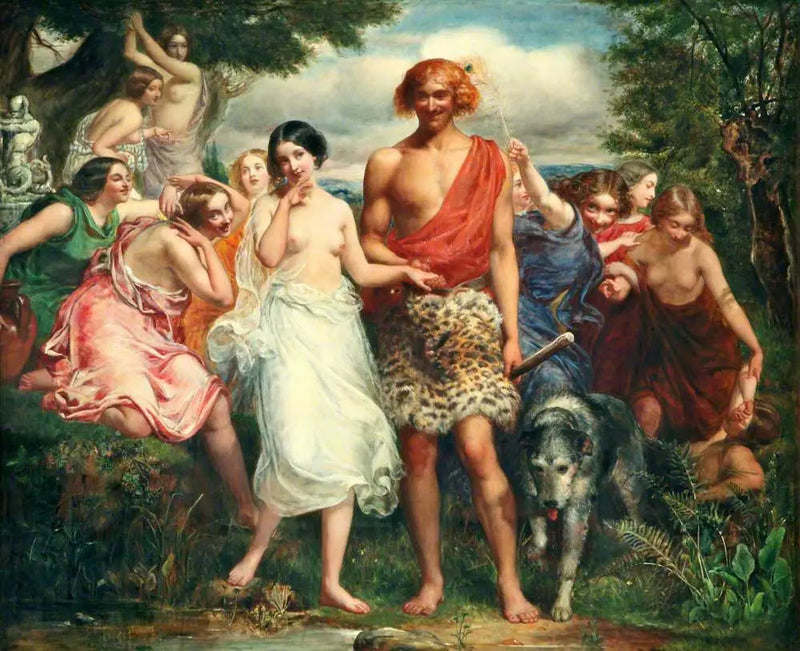 Cymon og Iphigenia - John Everett Millais