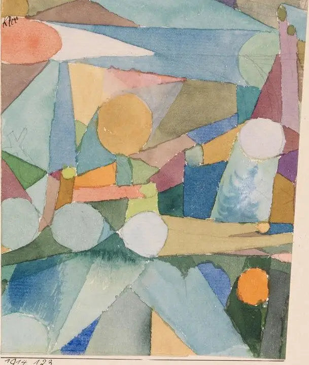 Efter en skitse fra Zürich (Nach einer Scizze aus Zürich) - Paul Klee