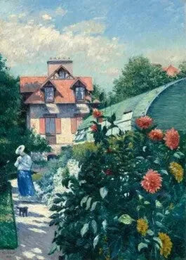 Dahliaer, Have i Petit Gennevilliers - Gustave Caillebotte