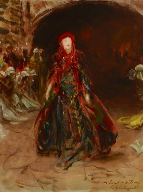 Dame Ellen Terry (1847-1928) i rollen som Lady Macbeth i 