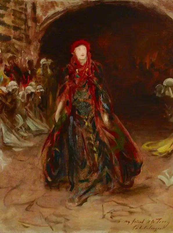 Dame Ellen Terry (1847-1928) i rollen som Lady Macbeth i 