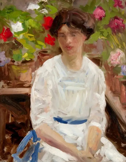 Dame i hvid - Francis Cadell