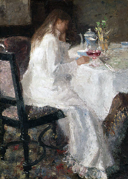Dame i hvidt - Jan Toorop