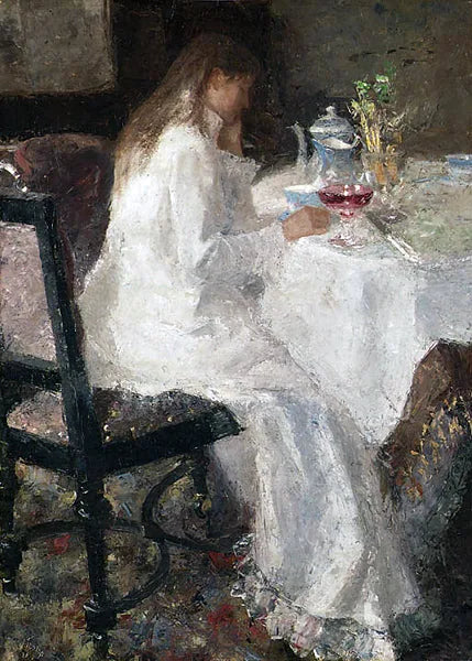 Dame i hvidt - Jan Toorop