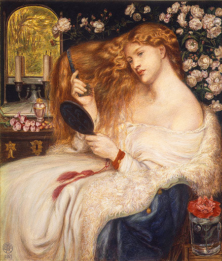 Dame Lilith - Dante Gabriel Rossetti image 1 copie peinte à la main à l’huile