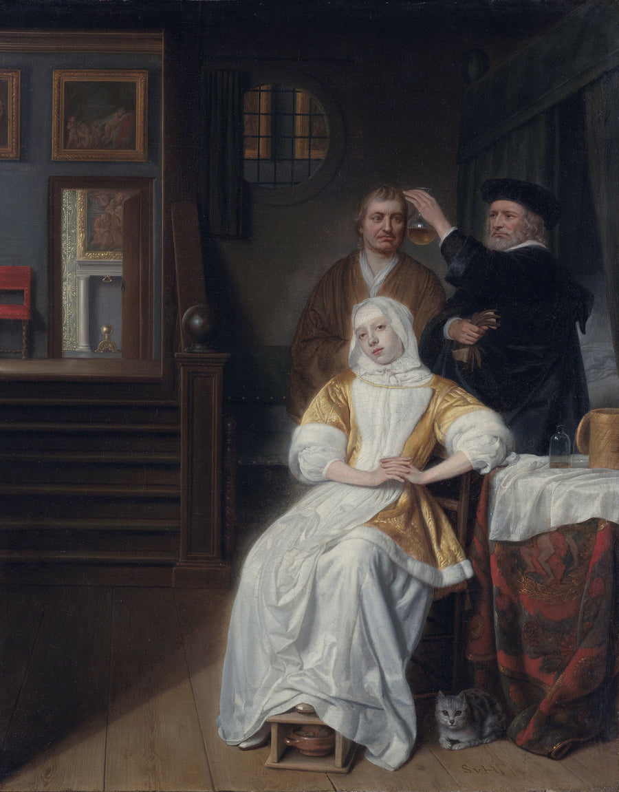 "La dame pâle" - Samuel van Hoogstraten
