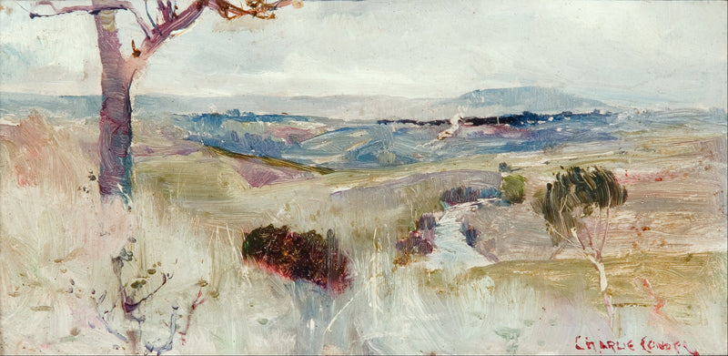 Dandenongs fra Heidelberg - Charles Conder
