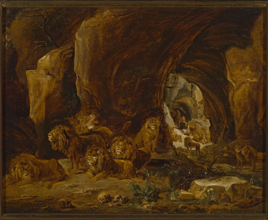 Daniel med løverne - David Teniers den Yngre