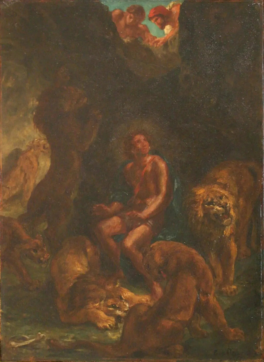 Daniel i løvens grav - Eugène Delacroix
