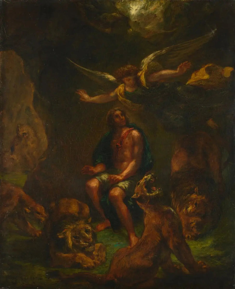 Daniel i løvens grav - Eugène Delacroix