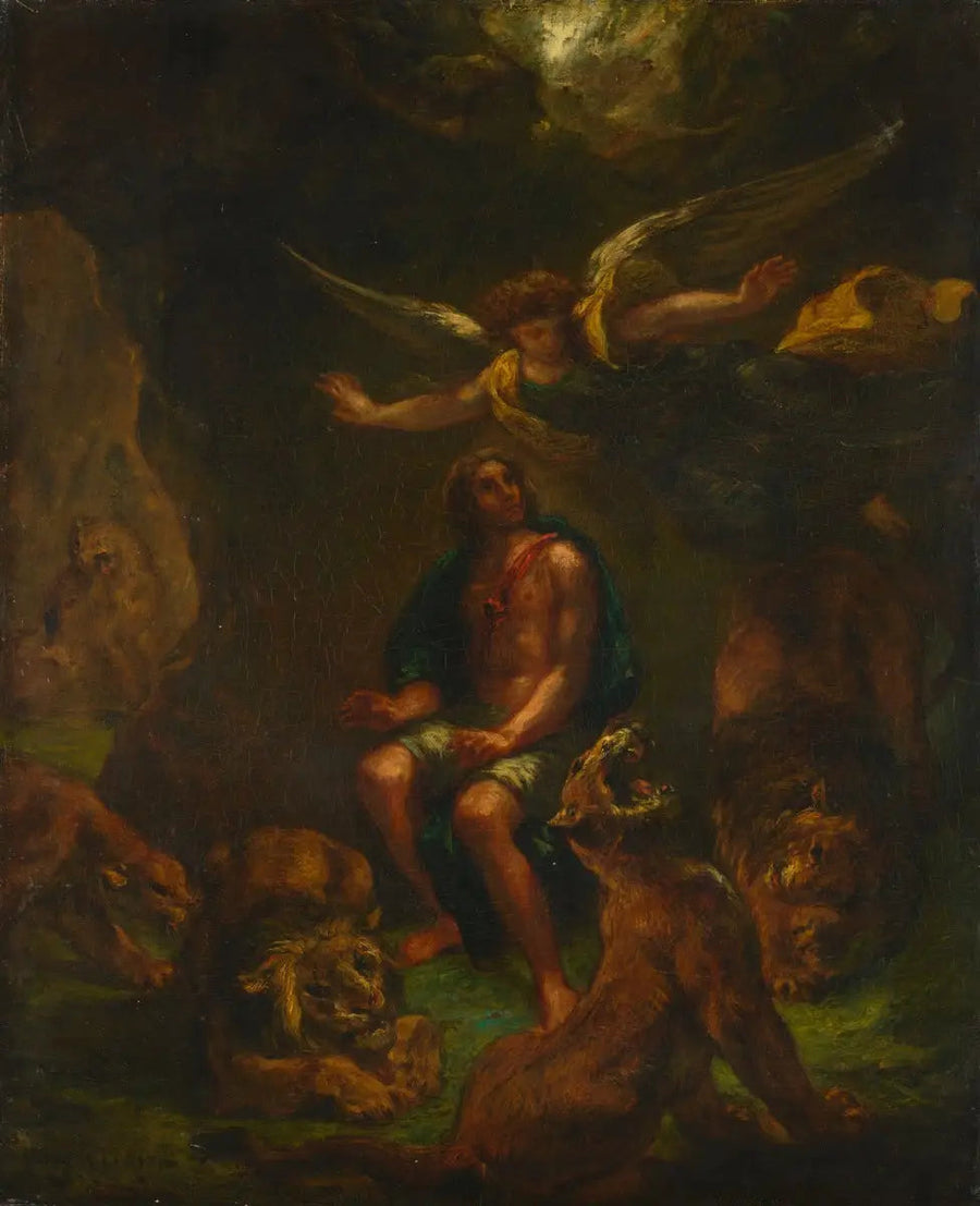Daniel i løvens grav - Eugène Delacroix
