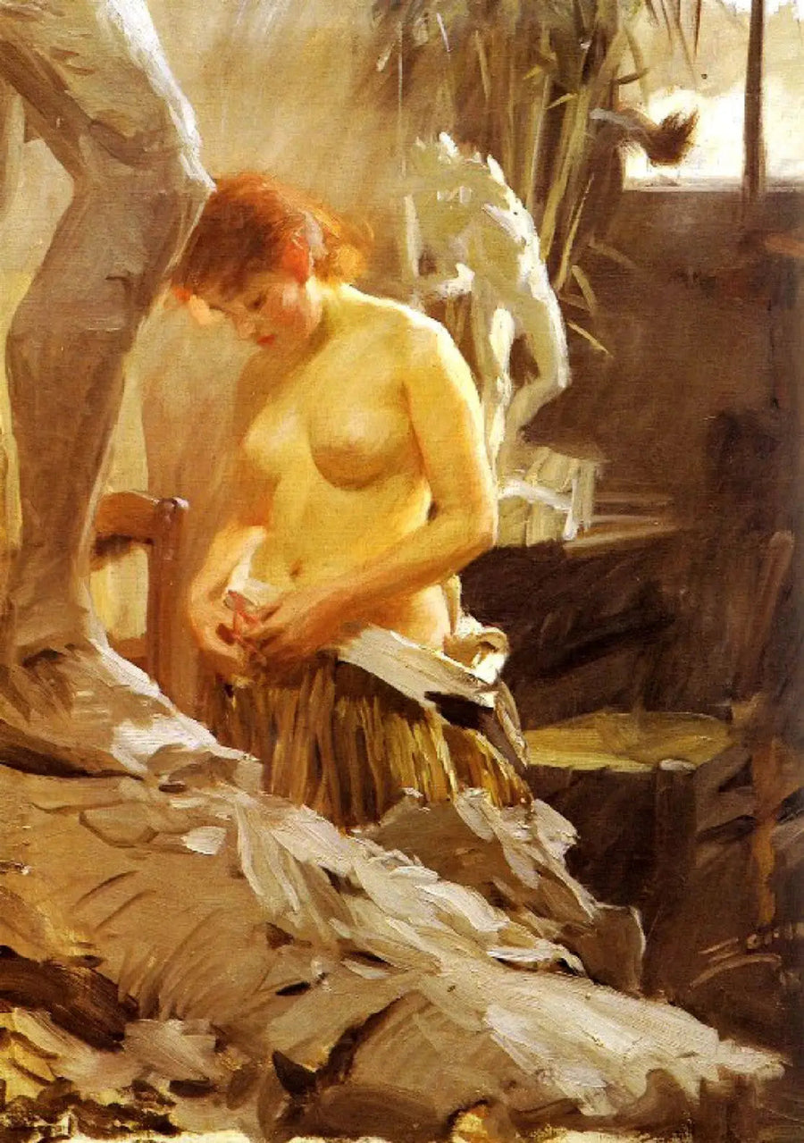 I Wikströms værksted - Anders Zorn