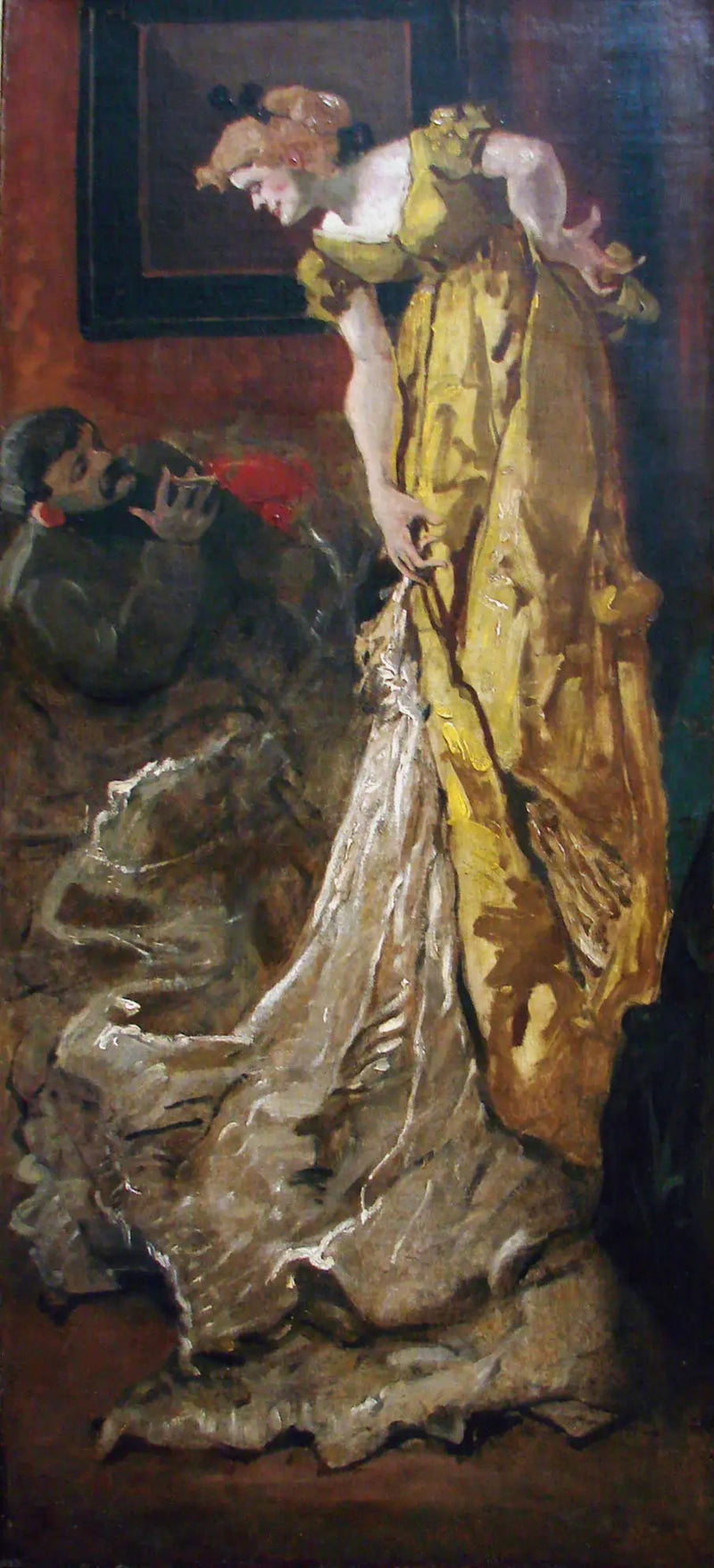 I værkstedet modelens stilling (efter Alfred Stevens' værksted) - Henri de Toulouse-Lautrec