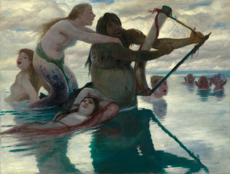 I Havet - Arnold Böcklin