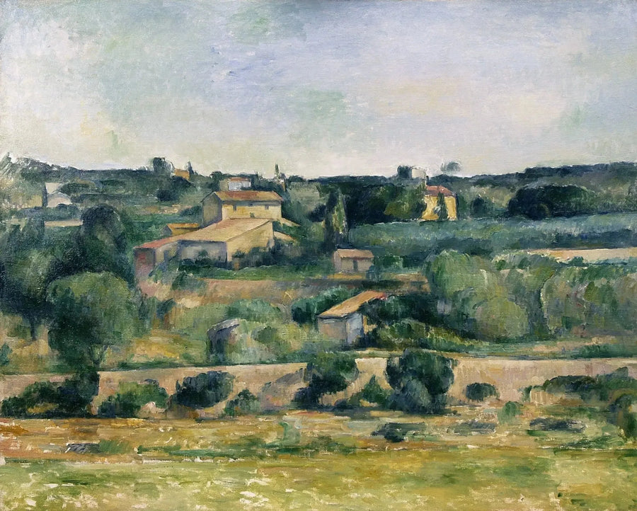 I sletteområdet Bellevue, vest for Aix - Paul Cézanne