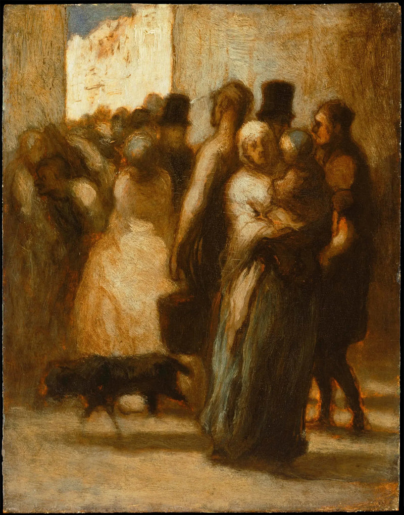 På gaden - Honoré Daumier