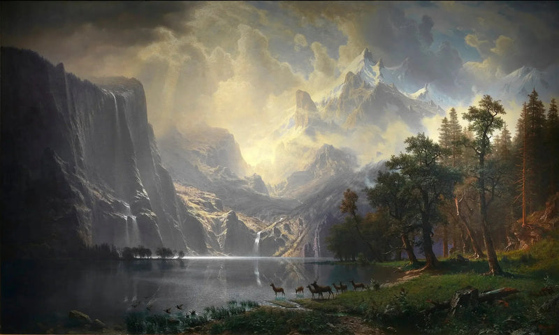 I Sierra Nevada, i Californien - Albert Bierstadt