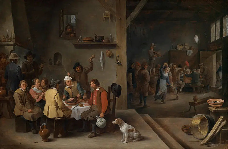 I kroen - David Teniers den Yngre