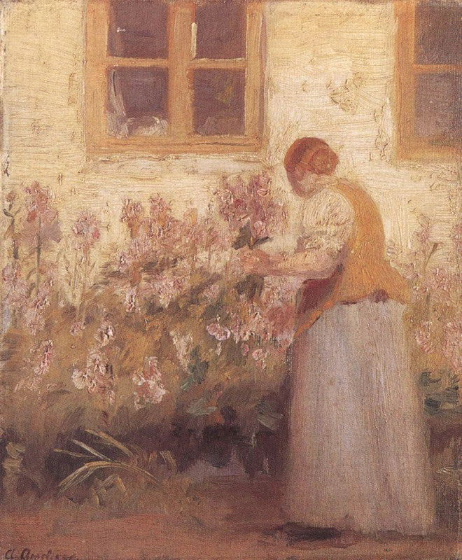 I blomsterhaven - Anna Ancher