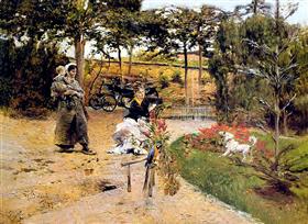 Dans le jardin - Giovanni Boldini - Alpha Reproduction