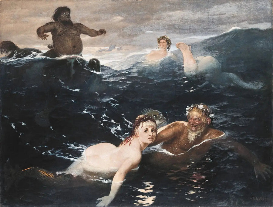 I bølgernes spil - Arnold Böcklin