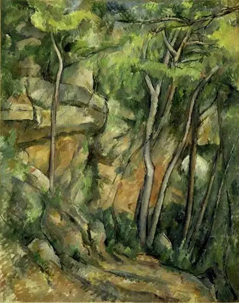 I parken ved Château Noir - Paul Cézanne