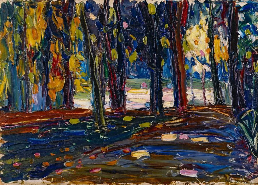 I Saint-Cloud-parken - Efterår II - Vassily Kandinsky