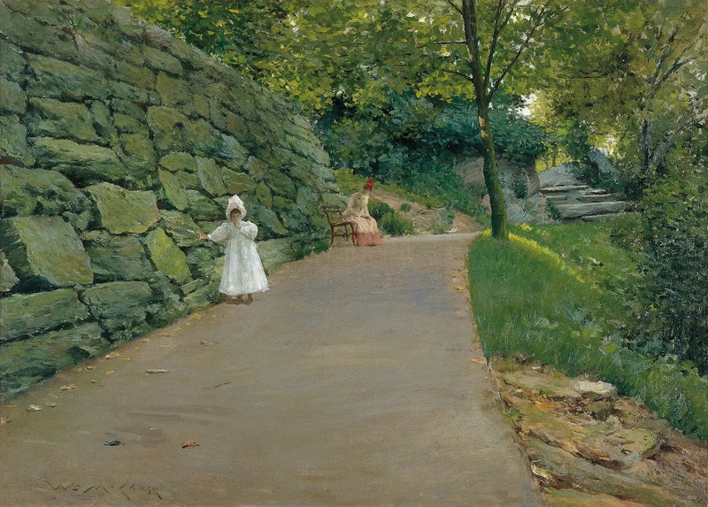 I parken (en sekundær sti) - William Merritt Chase