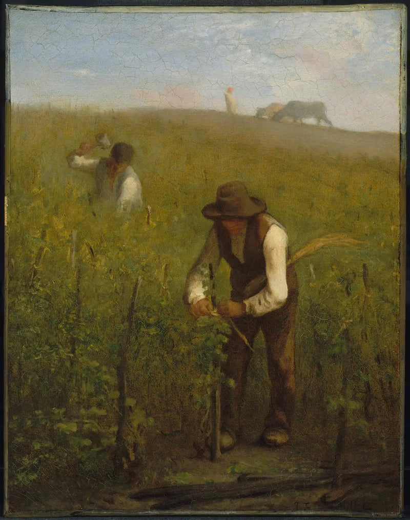 I vinmarken - Jean-François Millet
