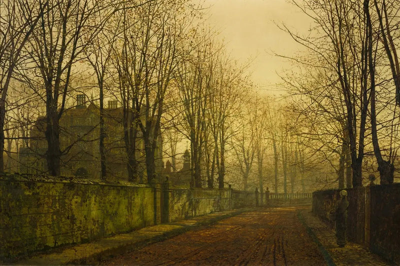 I de gyldne tåger om efteråret - John Atkinson Grimshaw
