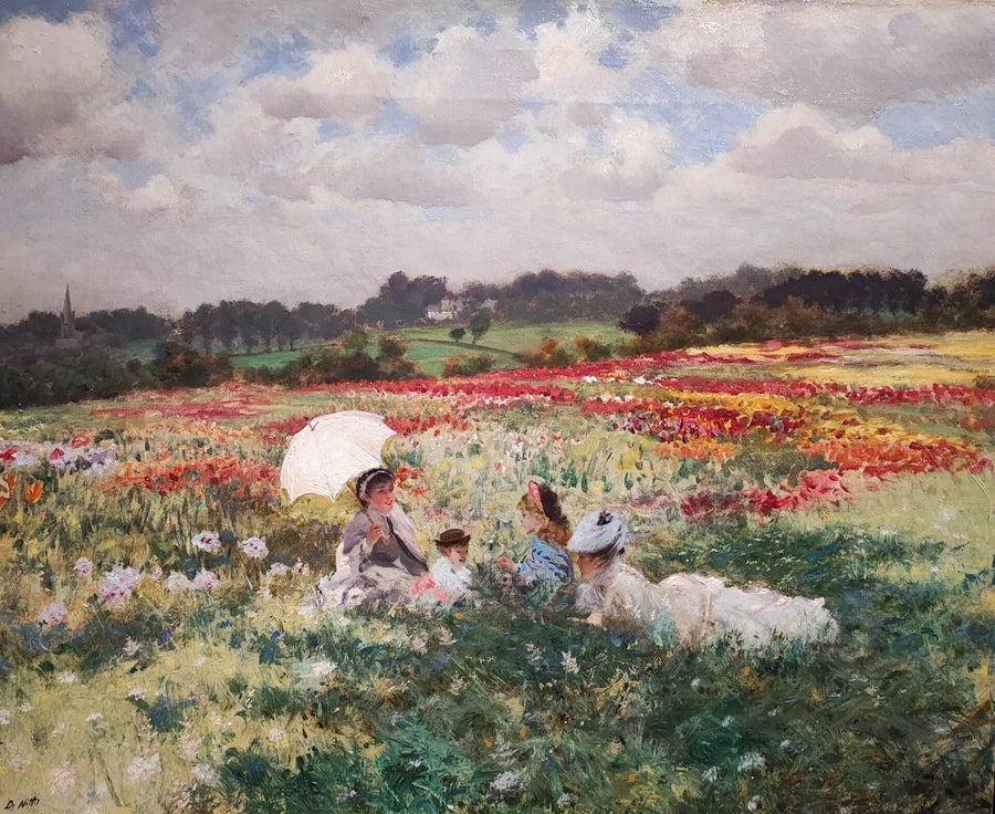 I felterne omkring London - Giuseppe De Nittis