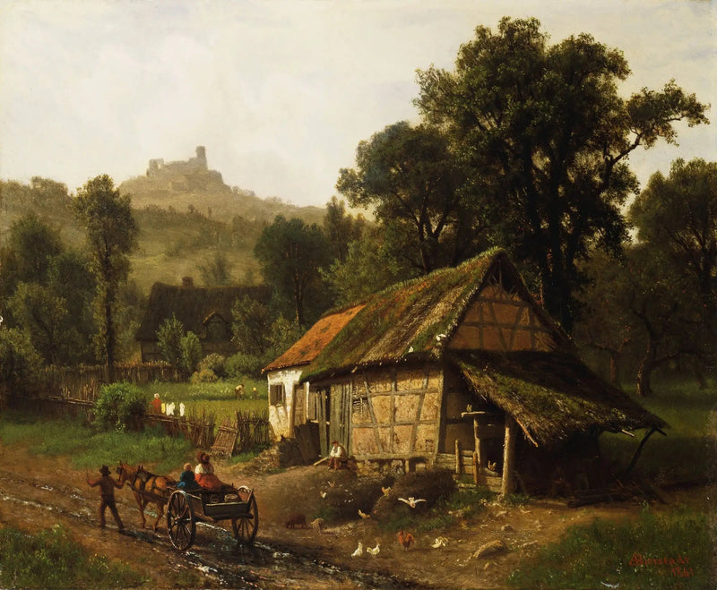 I bakkernes fod - Albert Bierstadt