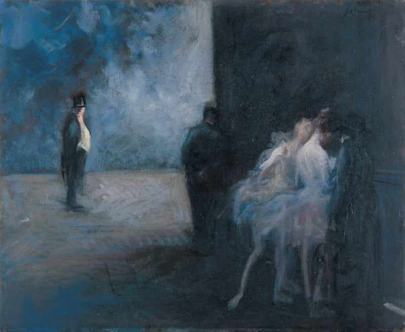 Bag scenen – Symfoni i blå – Jean-Louis Forain