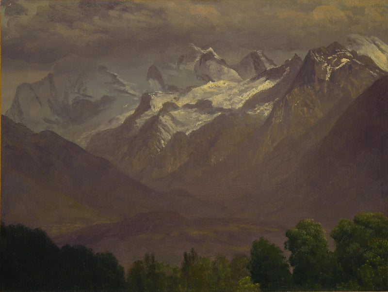 I de høje bjerge - Albert Bierstadt