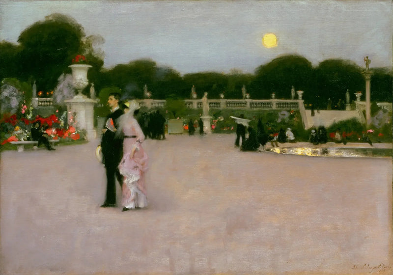I Luxembourg-haverne - John Singer Sargent