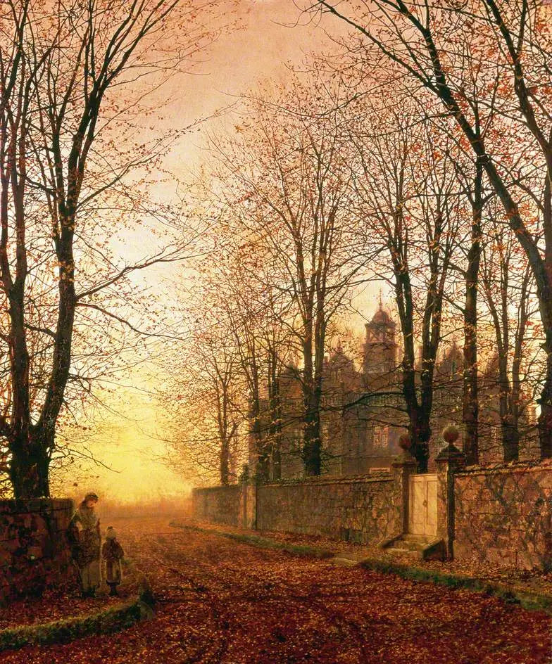 I gamle tider - John Atkinson Grimshaw