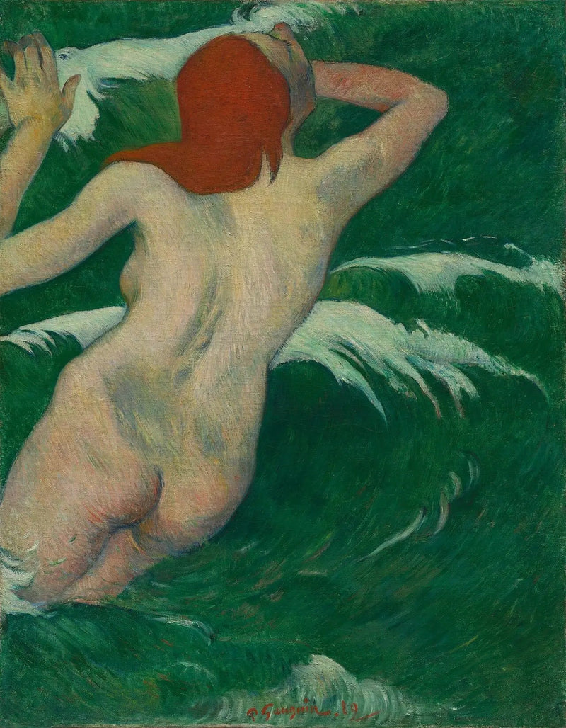 I bølgerne - Paul Gauguin