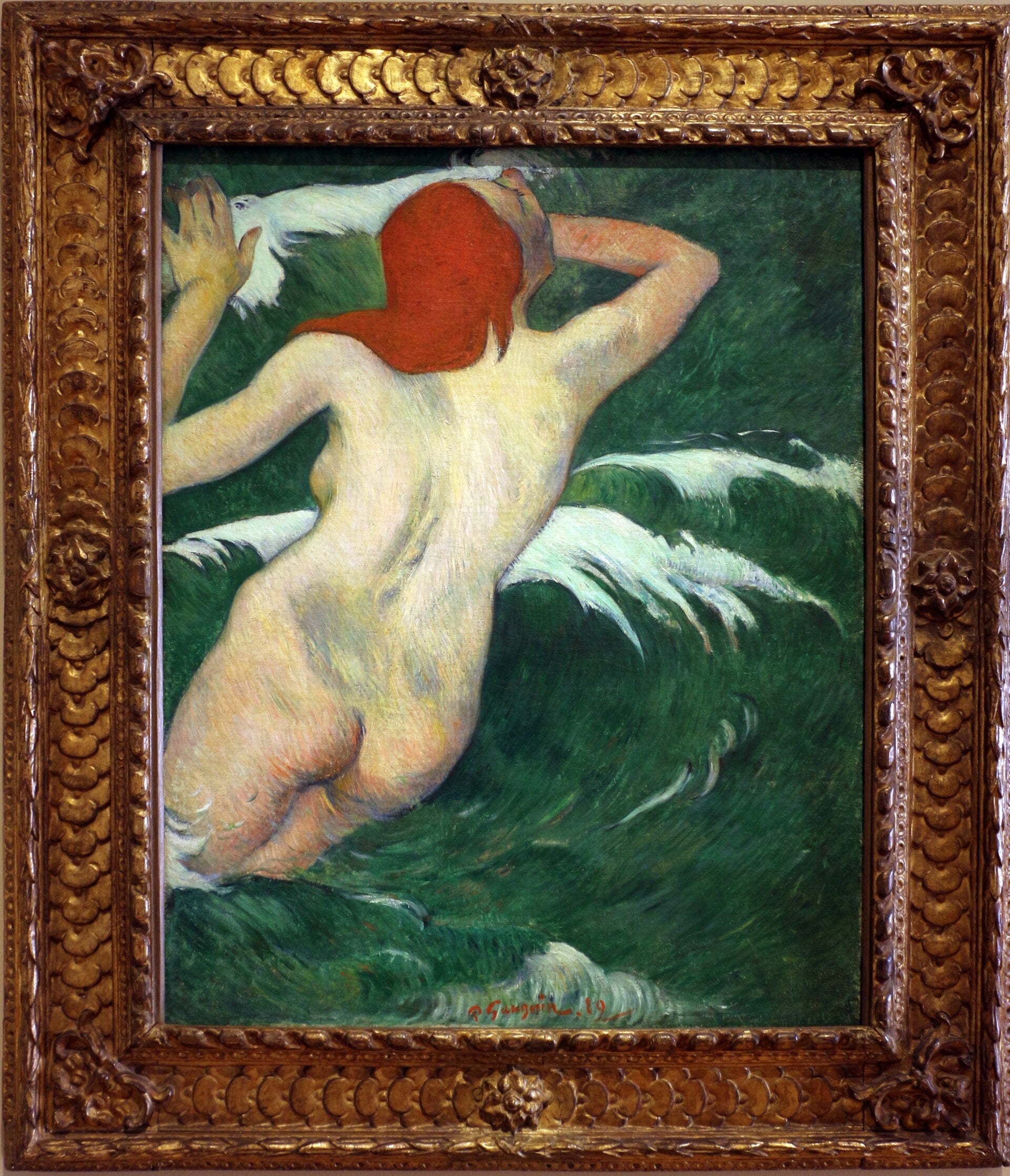 I bølgerne - Paul Gauguin