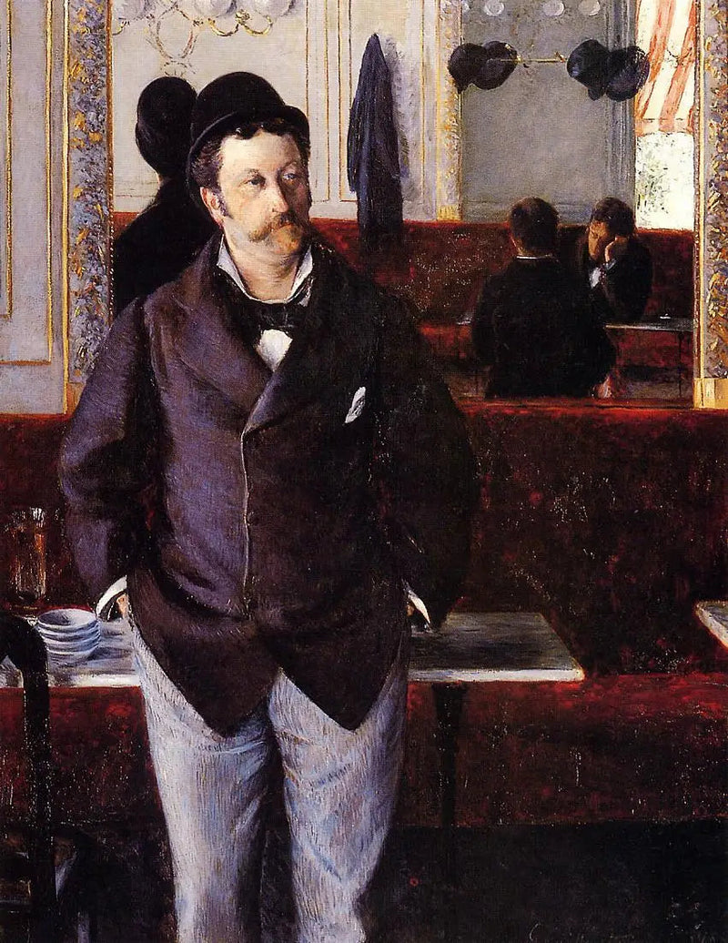 I en café - Gustave Caillebotte