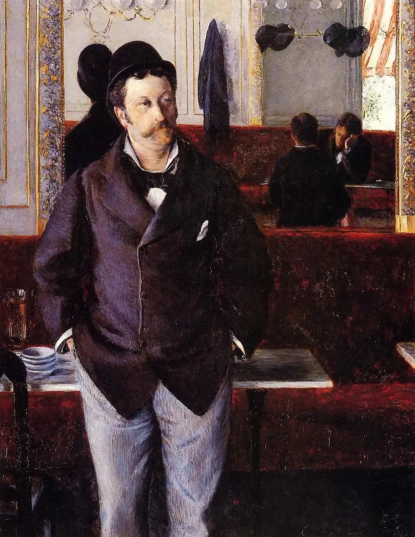 I en café - Gustave Caillebotte