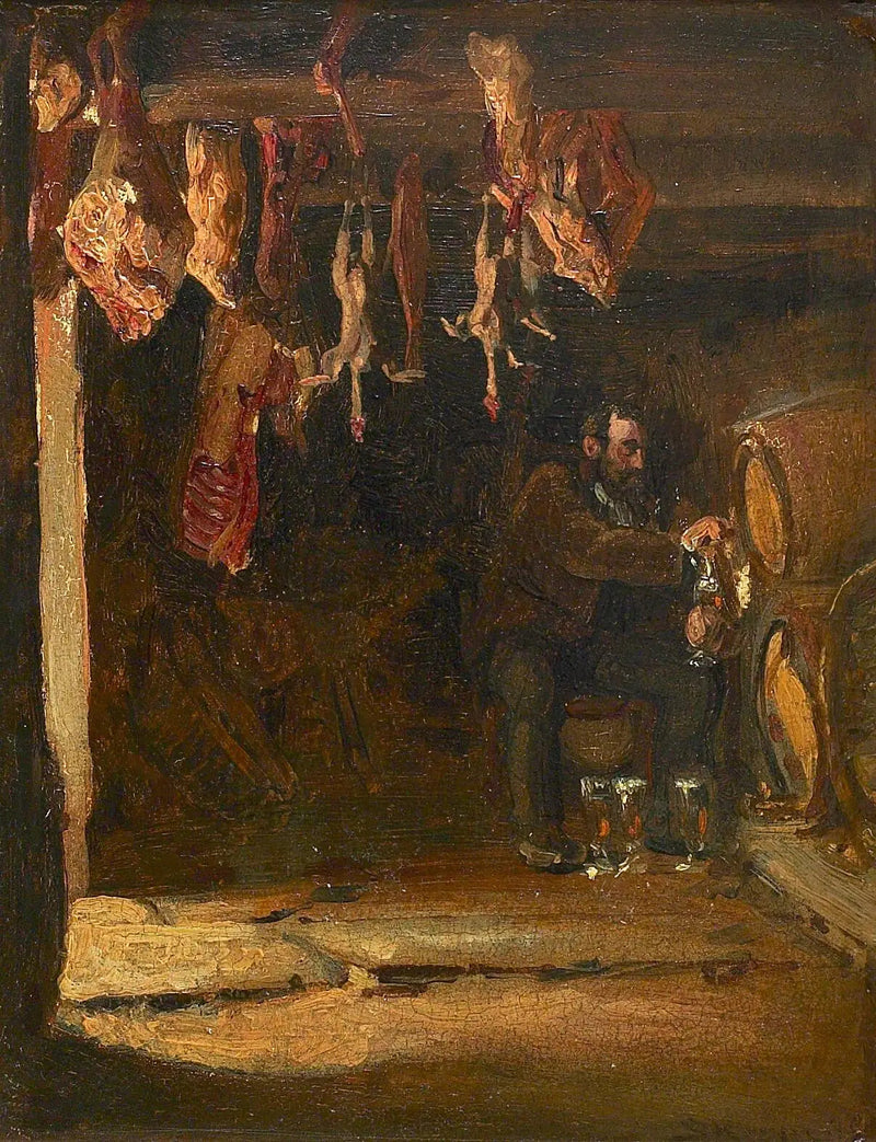 I en kælder i Concarneau. - Peder Severin Krøyer