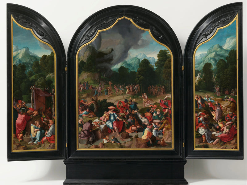La danse autour du veau d'or - Lucas van Leyden