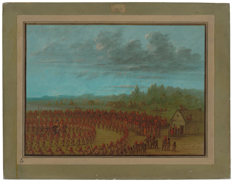 Saukiernes krigsdans - George Catlin