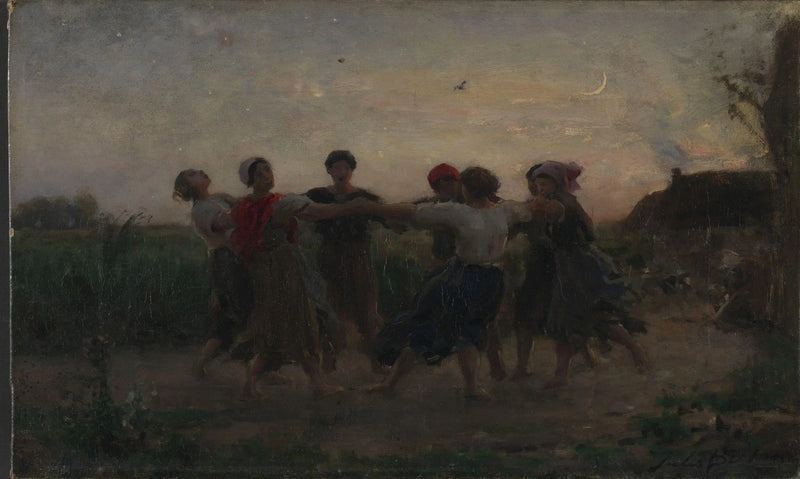 Dansens for Sankt Hans i Courrières - Jules Breton