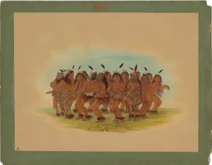 Danse de l’ours - K’nisteneux - George Catlin - Alpha Reproduction