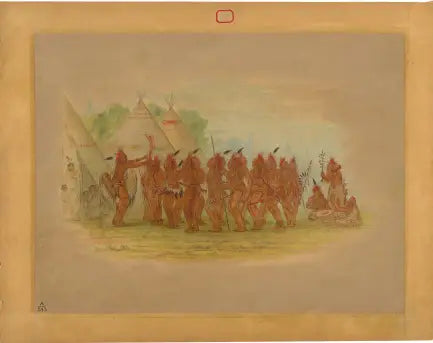 Danse des esclaves - Saukie - George Catlin - Alpha Reproduction