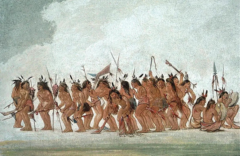 Hundedans ved Fort Snelling - George Catlin