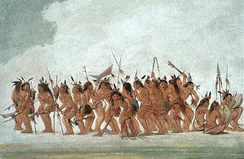 Hundedans ved Fort Snelling - George Catlin